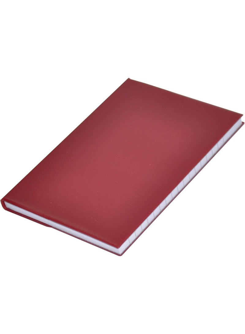 FIS PVC Cover Notebook, 96 Sheets, 192 Pages, A6 Size, Single Line, Maroon - FSNBA62QPVCMR, 5-Pieces - Image 2